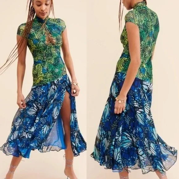 chinese dress ladies Lace Butterfly Dress  shoprntl